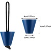 image:imageSumind 8 Pieces 157 Inch Universal Kayak Scupper Plug Kit Silicone Scupper Plugs Drain Holes Stopper Bung with Lanyard for Sit on Top Kayak AccessoriesBlue