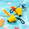image:imageSumind 8 Pieces 157 Inch Universal Kayak Scupper Plug Kit Silicone Scupper Plugs Drain Holes Stopper Bung with Lanyard for Sit on Top Kayak AccessoriesYellow