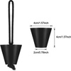 image:imageSumind 8 Pieces 157 Inch Universal Kayak Scupper Plug Kit Silicone Scupper Plugs Drain Holes Stopper Bung with Lanyard for Sit on Top Kayak AccessoriesBlack