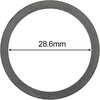 image:imageSumind 9 Pieces Bike Bicycle Carbon Fiber Headset Spacer Kit 118 Inch 23 510 15 mm 5 Size