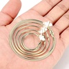 image:imageSumind Clip on Hoop Earrings Hoop Gold Earrings Non Piercing Earrings Set for WomenGold Color