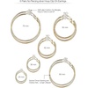 image:imageSumind Clip on Hoop Earrings Hoop Gold Earrings Non Piercing Earrings Set for WomenGold Color