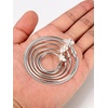 image:imageSumind Clip on Hoop Earrings Hoop Gold Earrings Non Piercing Earrings Set for WomenSilver