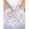image:imageSumind Girls White Lace Princess Gloves  Small Perfect for Tea Party Wedding Pageant amp Cosplay