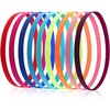 image:image9 Pieces Thick NonSlip Elastic Sport Headbands Elastic Silicone Grip Exercise Hair and Sweatbands for Yoga Candy Color