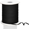 image:imageElastic Cord Beading Cord Thread Stretch Fabric Crafting String for DIY Face Covers Jewelry Making Supplies Black 025 Inch x 164 Yard