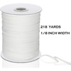 image:imageElastic Cord Beading Cord Thread Stretch Fabric Crafting String for DIY Face Covers Jewelry Making Supplies White 012 Inch x 218 Yard
