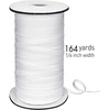 image:imageElastic Cord Beading Cord Thread Stretch Fabric Crafting String for DIY Face Covers Jewelry Making Supplies White 025 Inch x 164 Yard