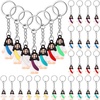 image:imageSumind 24 Pcs Jesus Figurine Christian Keychain Religious Keychain Bulk Classic Christian Rings for ChristWhite Skin ClassicMulticolorMulticolor