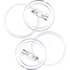 image:imageSumind 36 Pack 15 Inch Acrylic Design Button Badge Clear Button Pin Badges Kit for Craft Supplies or DIY