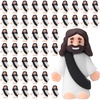 image:imageSumind 50 Pcs Little Jesus Figures Easter Mini Pocket Jesus Figurines Bulk Original Design for Easter Egg Stuffers Hide Seek Religious Party Favors Sunday School Baptism GiftsComprehensive ColorsBlack