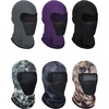 image:imageSumind 6 Pcs Balaclava Ski Mask Summer Full Face Windproof Sun Protection Breathable Face Cover for Outdoor Activity UnisexSolid Colors  Chic Camouflage Colors