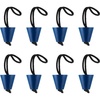 image:imageSumind 8 Pieces 157 Inch Universal Kayak Scupper Plug Kit Silicone Scupper Plugs Drain Holes Stopper Bung with Lanyard for Sit on Top Kayak AccessoriesBlue