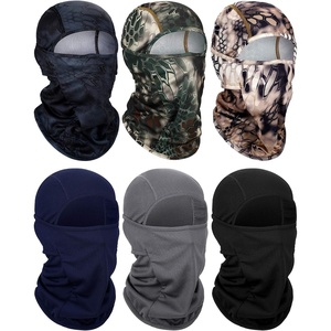 image:image6 Pieces Balaclava Face Mask Adjustable Windproof Ski Mask Breathable Long Neck Cover