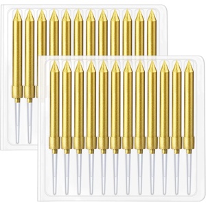 image:imageBirthday Cake Candles 24 Pieces Party Candles Suit for Most Occasions 