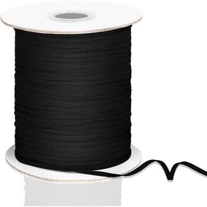 image:imageElastic Cord Beading Cord Thread Stretch Fabric Crafting String for DIY Face Covers Jewelry Making Supplies Black 012 Inch x 218 Yard