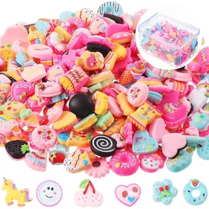image:imageSumind 200 Pieces Cute Candy Slime Charms Resin Flatback Charms with Box for Crafts Embellishments Phone Junk Cases Hairpins Scrapbooking Crafting DIY DecorIce CreamIce Cream