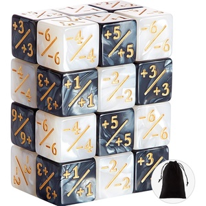 image:imageSumind 24 Pcs Counter Dice 11 Counters Ability Keyword Counters Buff Tokens 6 Sided Dice Gifts Compatible with CCG TCG Cards Gaming Accessory Fresh StyleCharming Style