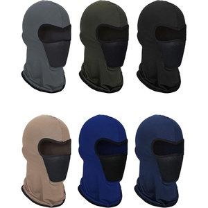 image:imageSumind 6 Pcs Balaclava Ski Mask Summer Full Face Windproof Sun Protection Breathable Face Cover for Outdoor Activity UnisexSolid Colors