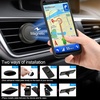 image:imageCar Adapter inCar FM Transmitter Wireless Radio Adapter 17 Inch Display QC3024A Dual USB Ports AUX OutputMp3 Player with Magnetic Mount and Plate