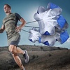 image:imageRunning Speed Training 56 Inch Speed Chute with Carry Bag Resistance Running Parachute for Football Soccer Training Kids Youth and Adults Blue