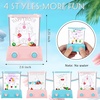 image:imageSumind 10 Pcs Handheld Water Games for Kids Mini Water Ring Toss Basketball Hoop Toy 90s Retro Mini Games for Goodie Bag Birthday Return Gifts Lively StylePastelPastel