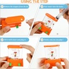 image:imageSumind 10 Pcs Handheld Water Games for Kids Mini Water Ring Toss Basketball Hoop Toy 90s Retro Mini Games for Goodie Bag Birthday Return Gifts Lively StylePastelGreen orange yellow