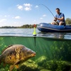 image:imageSumind 10 Pieces Fishing Bobbers Balsa Wooden Oval Stick Spring Fishing Floats for Crappie Tackle AccessoriesWhite and Yellow