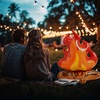 image:imageSumind 24 Inch Large Inflatable Campfire Props Fake Flame Camping Party Decoration Indoor Outdoor Overnight Camping Game Fire Props Artificial Bonfire Firewood Toys for Christmas Kids Boys1