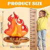 image:imageSumind 24 Inch Large Inflatable Campfire Props Fake Flame Camping Party Decoration Indoor Outdoor Overnight Camping Game Fire Props Artificial Bonfire Firewood Toys for Christmas Kids Boys1