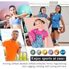 image:imageSumind 4 Pieces Thick NonSlip Elastic Sport Headbands Football Hair Headbands for Women and Men Pink Gray Green Blue