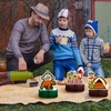 image:imageSumind 6 Pieces Happy Camper Honeycomb Centerpieces Camping Party Decoration Campfire Adventure Bears Sign Camping Cakes Topper for Birthday Shower Campfire Adventure Club Anniversary Party Supplies