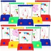 image:imageSumind 10 Pcs Handheld Water Games for Kids Mini Water Ring Toss Basketball Hoop Toy 90s Retro Mini Games for Goodie Bag Birthday Return Gifts Lively StylePastelBright