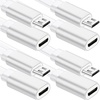 image:imageSumind 4 Pcs Micro USB Extension Cable 10 ft 3 Meters Micro USB Power Extension Micro USB Female to USB Male Compatible with Wireless Security Camera Flat Power Cable Cable Clips IncludedWhite