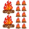 image:imageSumind Inflatable Fake Campfire Camping Props Bonfire Party Decor Campfire Party Decorations Artificial Flame for Indoor Camping Classroom Decor Overnight and Scene Setting6 Pieces12