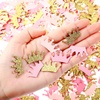 image:imageSumind 300 Pcs Princess Crown Confetti Gender Reveal Confetti Pink Gold Glittery Prince King Crown Cutouts for Princess Party Decorations Baby Shower Girls Birthday Party Crafts Supplies for Table
