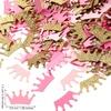 image:imageSumind 300 Pcs Princess Crown Confetti Gender Reveal Confetti Pink Gold Glittery Prince King Crown Cutouts for Princess Party Decorations Baby Shower Girls Birthday Party Crafts Supplies for Table