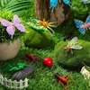image:imageSumind 48 Pieces Plastic Insect Fake Bugs Assorted Insect Figure Toys Lifelike Butterfly Spiders for Education Animal Themed Party Model Cognitive Toys Halloween