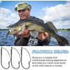 image:imageSumind Weedless Wacky Rig Hooks Bass Carbon Steel Fishing Hooks for Wacky Rigging Worm Lure Baits50