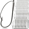 image:imageSumind Weedless Wacky Rig Hooks Bass Carbon Steel Fishing Hooks for Wacky Rigging Worm Lure Baits50