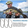 image:imageSumind Weedless Wacky Rig Hooks Bass Carbon Steel Fishing Hooks for Wacky Rigging Worm Lure Baits50