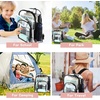 image:imageSumind 6 Pcs 17 Inch Bulk Clear Backpack Bulk for School Kids Bookbag Transparent Bag Student Large Heavy Duty Back Bag for DonationBlackBlack