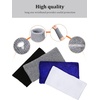 image:imageSumind 8 Pieces 6 Inch Wrist Sweatband Sports Wristbands Tennis Elastic Athletic Wristband for Men and Women Wide Wrist Protection Band Long Size for Basketball RunningBlack  White  Dark Grey  Blue