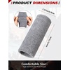 image:imageSumind 8 Pieces 6 Inch Wrist Sweatband Sports Wristbands Tennis Elastic Athletic Wristband for Men and Women Wide Wrist Protection Band Long Size for Basketball RunningBlack  Grey