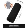 image:imageSumind 8 Pieces 6 Inch Wrist Sweatband Sports Wristbands Tennis Elastic Athletic Wristband for Men and Women Wide Wrist Protection Band Long Size for Basketball RunningBlack  White  Dark Grey  Blue
