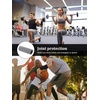 image:imageSumind 8 Pieces 6 Inch Wrist Sweatband Sports Wristbands Tennis Elastic Athletic Wristband for Men and Women Wide Wrist Protection Band Long Size for Basketball RunningBlack  White  Dark Grey  Blue