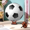 image:imageSumind 3 Pack Acrylic Small Ball Stand Holder Clear Baseball Holders for Display Sport Ball Display Stand Baseball for Golf Softball Tennis Collectible Spheres Decor for Desk amp HomeWood