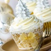 image:imageSumind 400 Pieces Mini Foil Cupcake Liners Baking Cups Metallic Cupcake Liner for Holiday Baking Muffin and Cupcakes10 ColorsGold