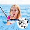 image:imageSumind 50 Pieces Fishing Line Sinker Slides with Duo Lock Fishing Clips with Hooked Sinker Line Connector TackleBlack
