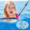 image:imageSumind 50 Pieces Fishing Line Sinker Slides with Duo Lock Fishing Clips with Hooked Sinker Line Connector TackleGreen
